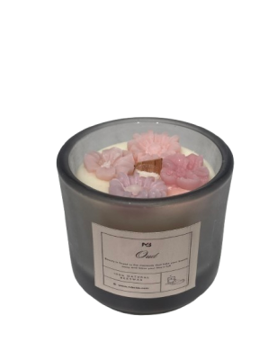 Bougie Parfumée au Oud  -  Pot en Verre Épurén 295g