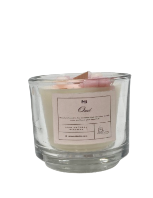 Bougie Parfumée au Oud  -  Pot en Verre Épurén 295g