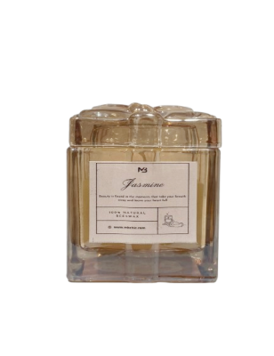 Bougie Parfumée BIO| Pot en Verre Papillon - 300G