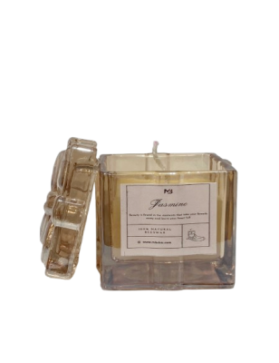 Bougie Parfumée BIO| Pot en Verre Papillon - 300G