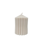 Bougie Parfumée BIO | Cylindrique Striée