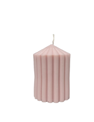 Bougie Parfumée BIO | Cylindrique Striée