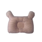 Coussin Bébé Anti-Tête Plate – Design Ours avec Motif Fleuri – Rose