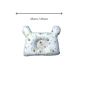 Coussin Bébé Anti-Tête Plate – Design Ours avec Motif Fleuri
