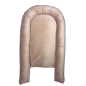 Cocon Bébé 110x73 cm – Nid Douillet en Coton Fleuri & Velours Rose Poudré Cocon Bébé 110x73 cm – Nid Douillet en Coton Fleuri & Velours Rose Poudré