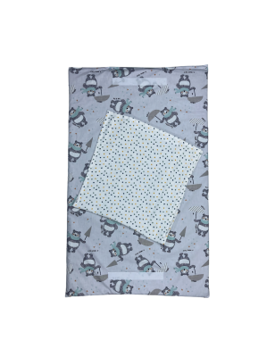 Tapis de change pour bébé 80x50 cm – Coton et doublure imperméable