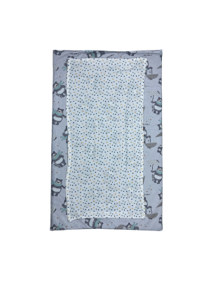 Tapis de change pour bébé 80x50 cm – Coton et doublure imperméable