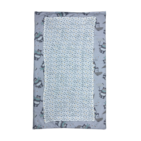 Tapis de change pour bébé 80x50 cm – Coton et doublure imperméable