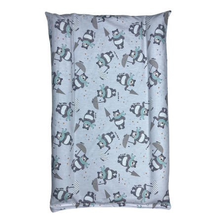 Tapis de change pour bébé 80x50 cm – Coton avec protection imperméable