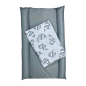 Tapis de change pour bébé 80x50 cm – Coton avec protection imperméable