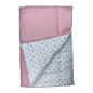 Couette Bébé 120x80 cm – Double Face Coton Doux Rose Uni & Étoiles Colorées Couette Bébé 120x80 cm – Double Face Coton Doux Rose Uni & Étoiles Colorées