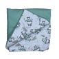 Couverture Matelassée 80x80 cm – Coton Imprimé & Polaire Douce Couverture Matelassée 80x80 cm – Coton Imprimé & Polaire Douce