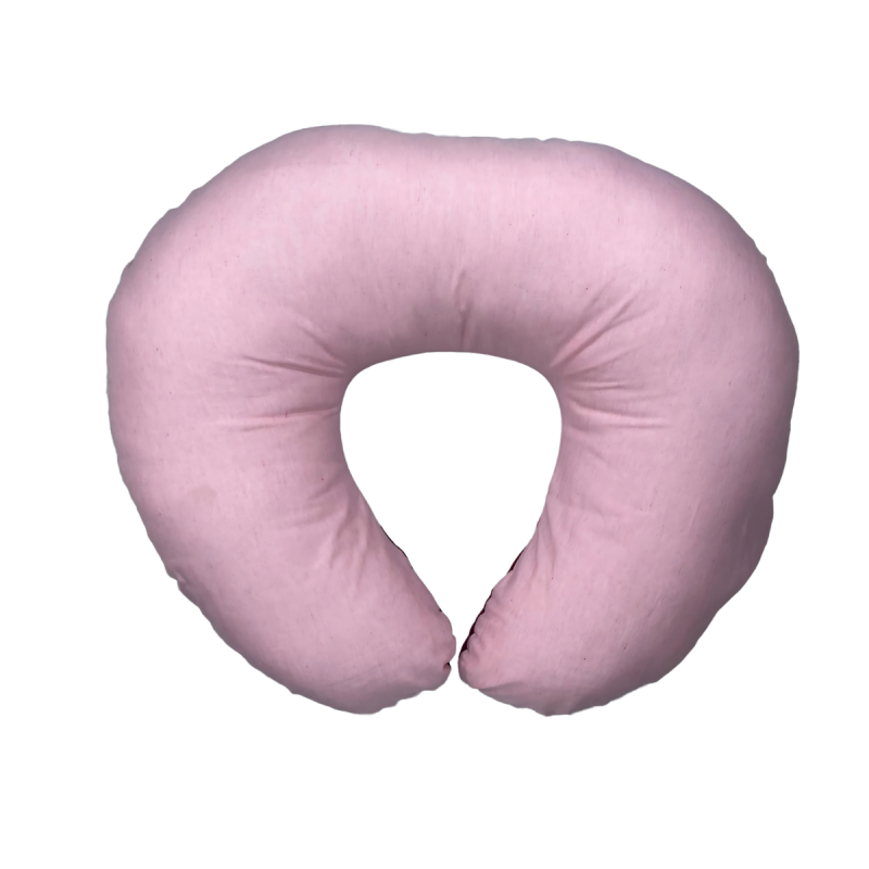 Coussin d’Allaitement Bébé – 70cm x 60cm | 100% Coton – Rose Uni & Bordeaux Uni Coussin d’Allaitement Bébé – 70cm x 60cm | 100% Coton – Rose Uni & Bordeaux Uni