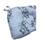 Coussin Anti-Tête Bébé – 100% Coton – 35 x 25 cm – Motif Oursons & Uni Vert Coussin Anti-Tête Bébé – 100% Coton – 35 x 25 cm – Motif Oursons & Uni Vert