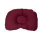 Coussin Anti-Tête Bébé – 100% Coton – Bicolore Rose et Bordeaux – 35 x 25 cm