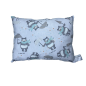 Coussin Bébé – 100% Coton – Motif Oursons & Uni Vert d’Eau |45 x 30 cm