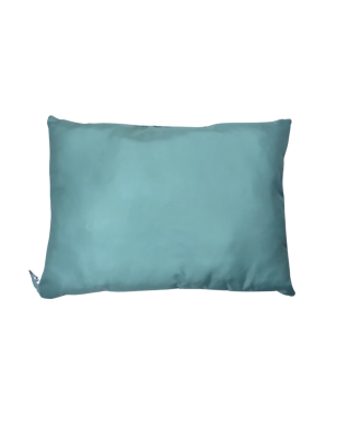 Coussin Bébé – 100% Coton – Motif Oursons & Uni Vert d’Eau |45 x 30 cm