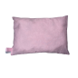 Coussin Bébé – 100% Coton – Recto Uni Rose & Verso Uni Bordeaux| 45 x 30cm