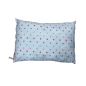 Coussin Bébé – 100% Coton – Motif Étoiles & Uni Rose | 45 x 30cm